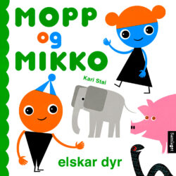Omslag Mopp og Mikko elskar dyr