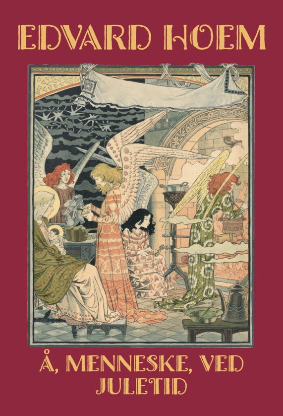 Omslag: Å, menneske, ved juletid av Edvard Hoem